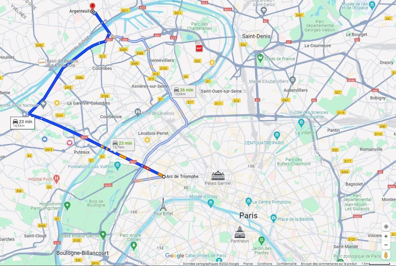 Charmant Appartement A 25 Minutes De Paris. Argenteuil Buitenkant foto